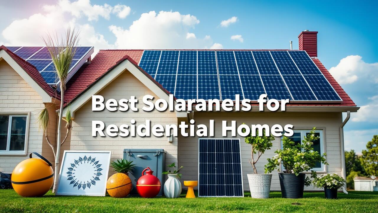 Best Solar Panels for Residential Homes