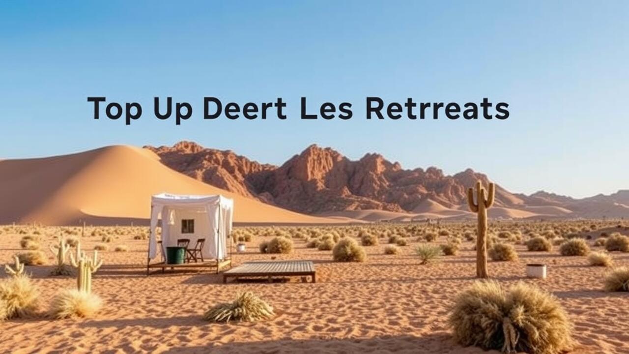 Top Desert Retreats for Relaxation – Divine Desert Destinations